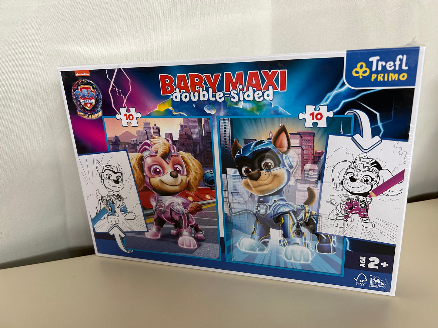 Treffl Paw patrol Puzzle 2 stück mit je 10 Teile
