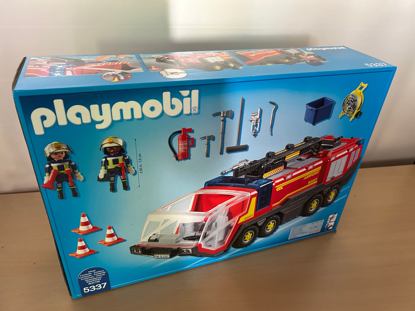 PLAYMOBIL 5337 City Action Flughafenlöschfahrzeug Licht Sound NEU UND OVP