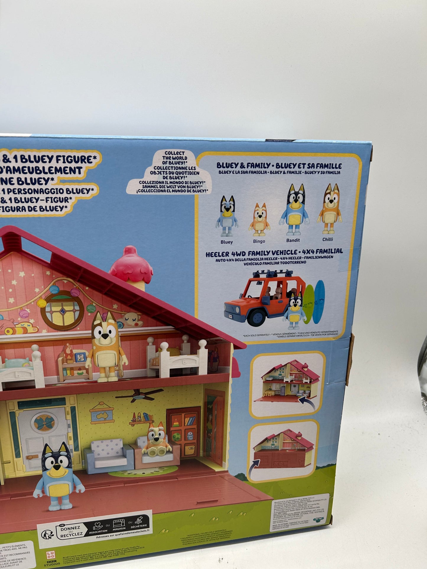 BLUEY Spielhaus, Funktionierende Türen, Viele Details, Ab 3+