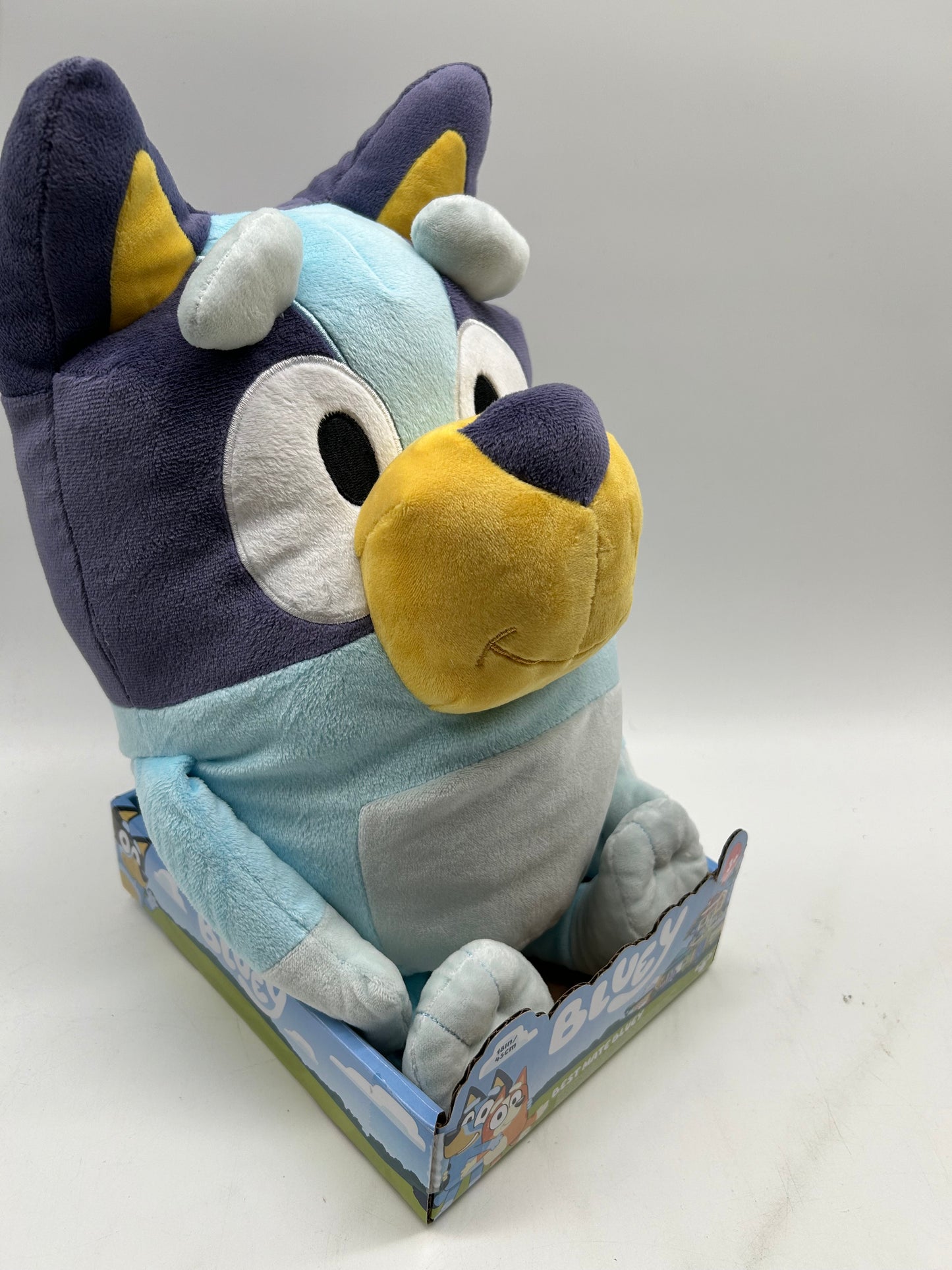 BLUEY Jumbo-Bluey-Plüschfigur, 45 cm, Kuschelweich, Ab 3+