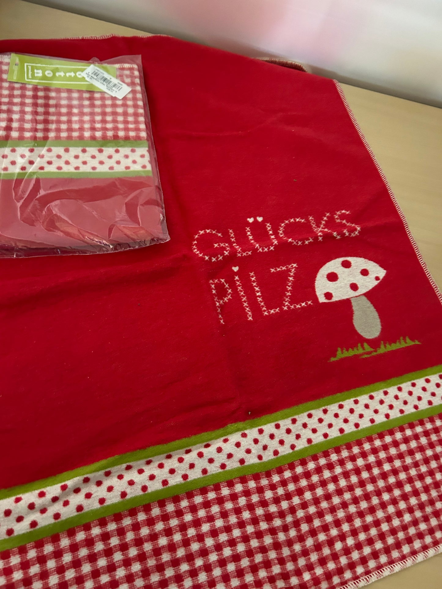 David Fussenegger Baby Blanket Dots Allover 70 x 90 cm Glückspliz Decke