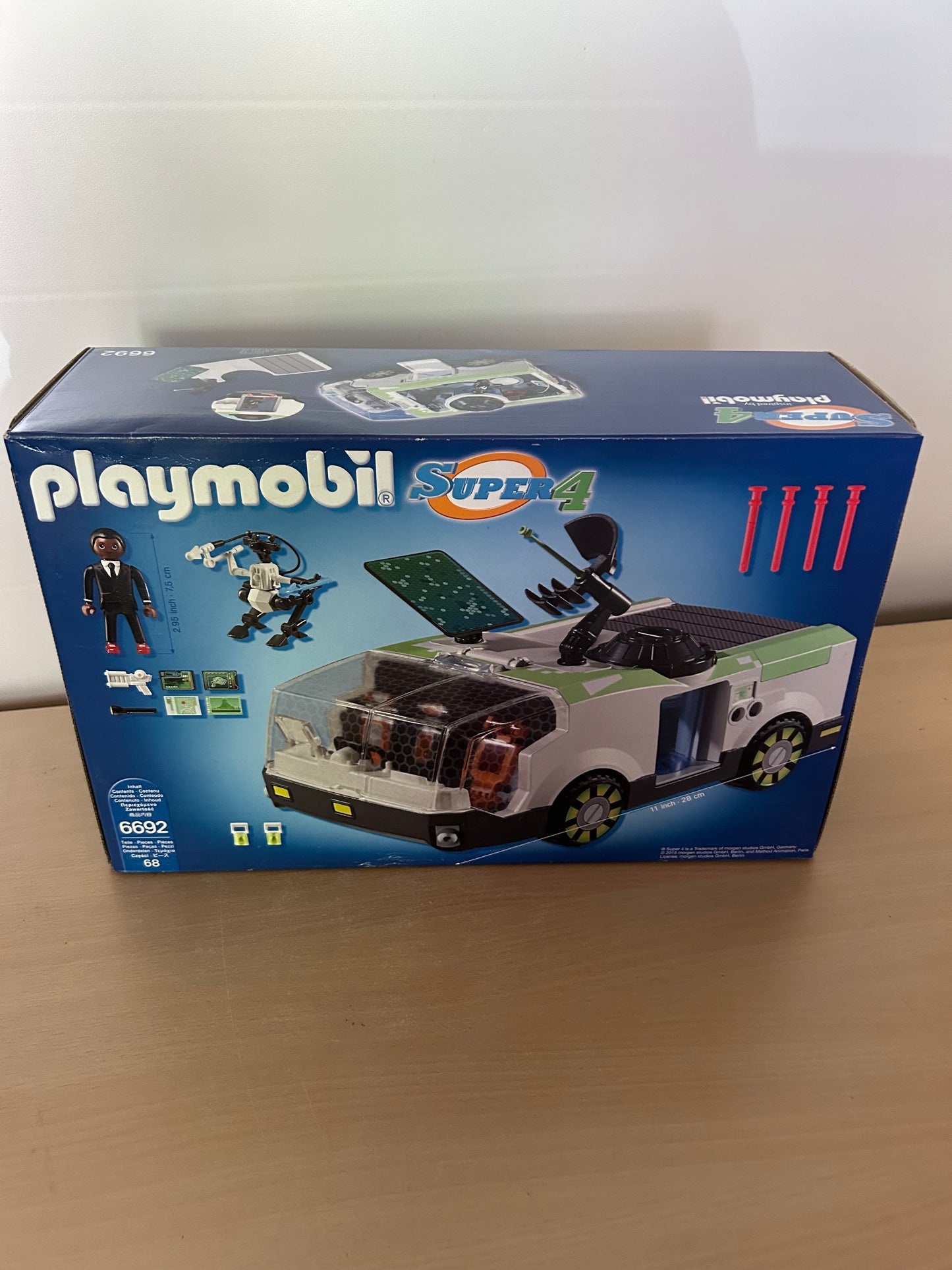 Playmobil 6692 Auto Techno Chamäleon Agent Gene Figur Zubehör Agenten NEU OVP