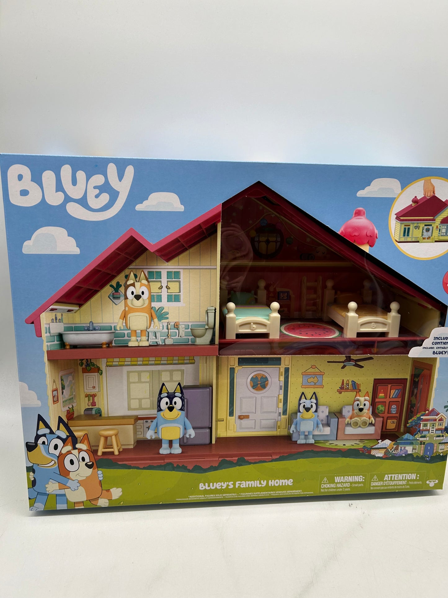 BLUEY Spielhaus, Funktionierende Türen, Viele Details, Ab 3+