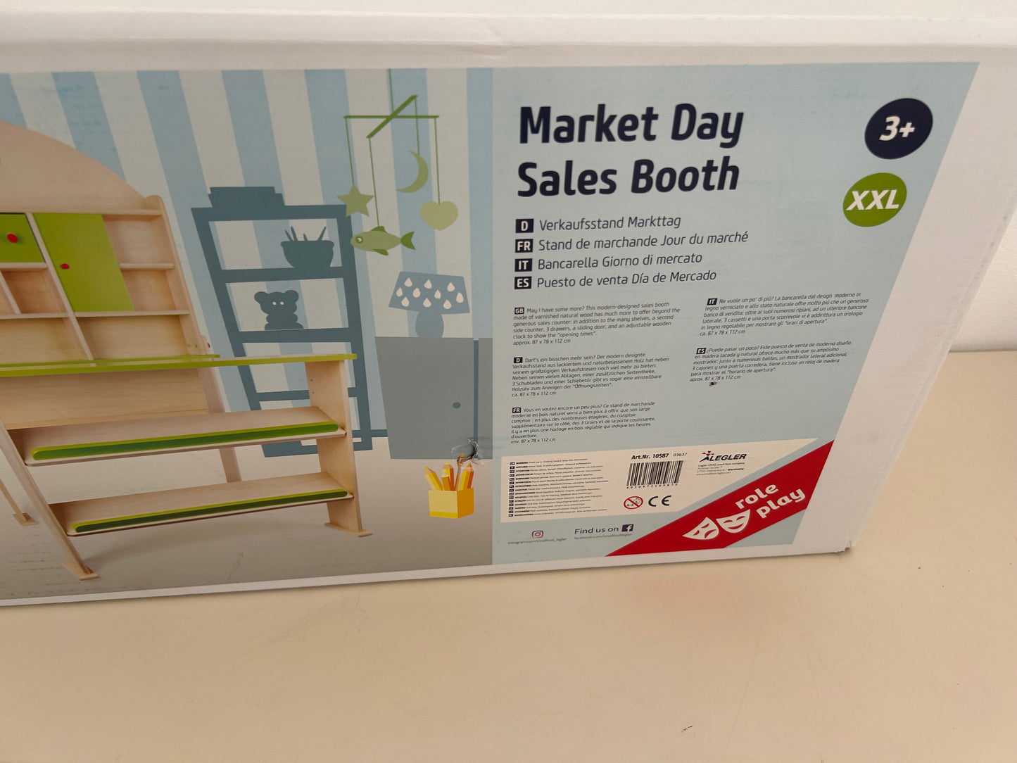 Verkaufsstand Markttag, Marktstand, Kinder-Kaufladen, Kaufmannsladen