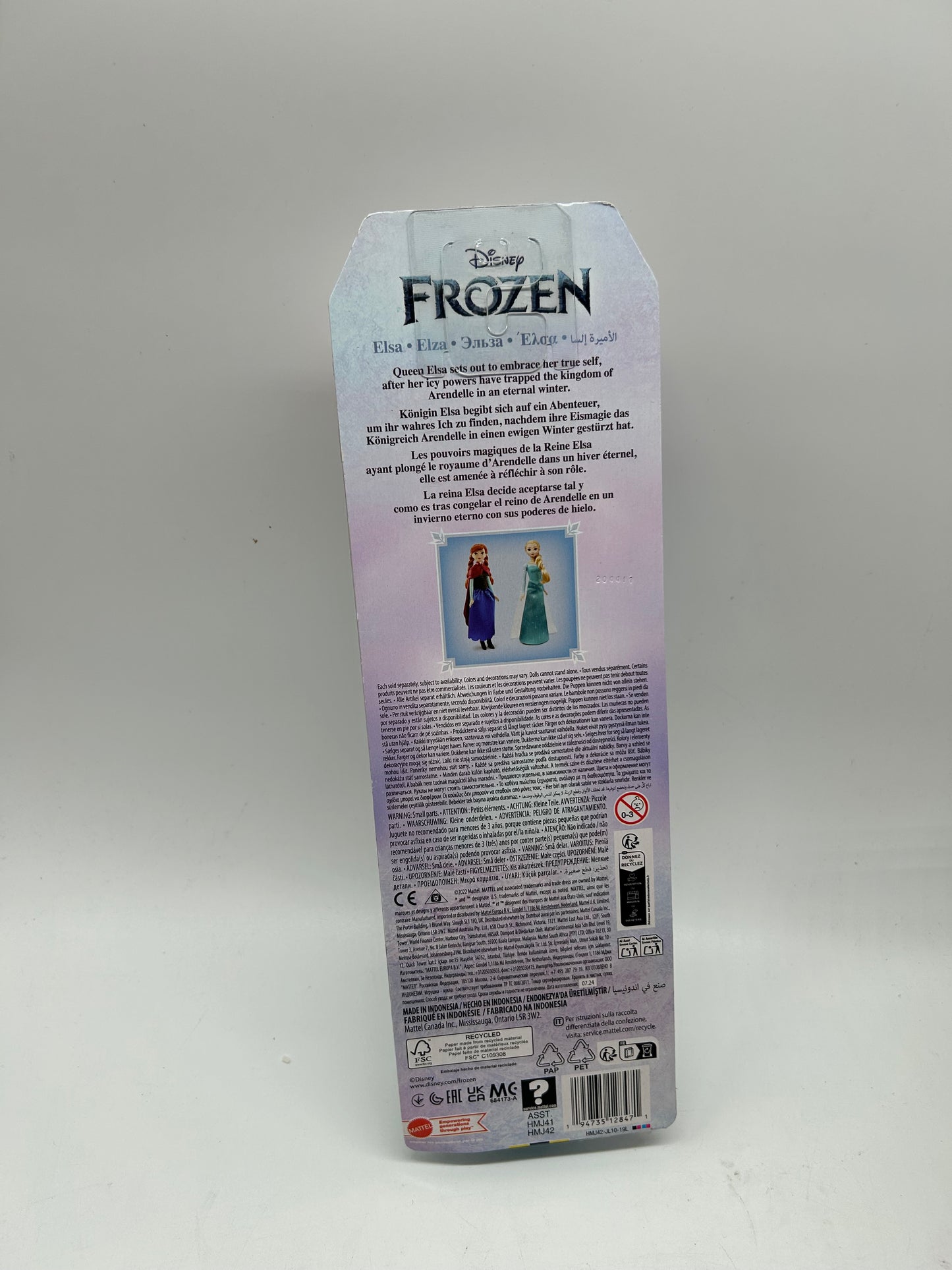Mattel HMJ42 - Disney Frozen - Die Eiskönigin: Elsa Puppe