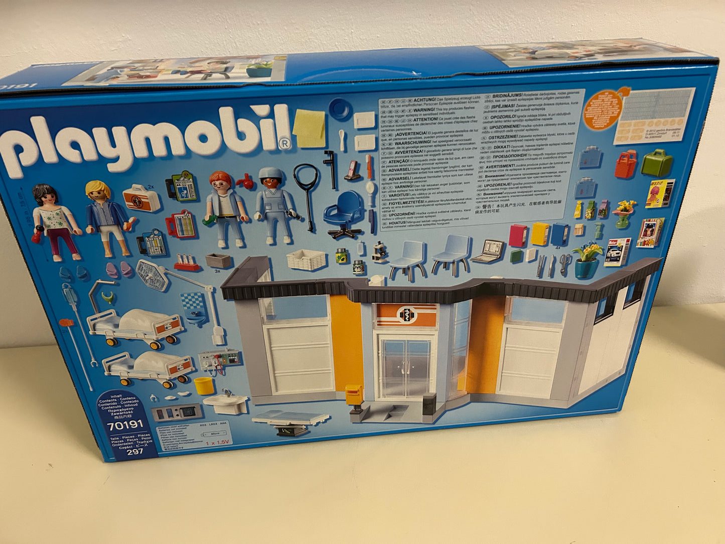 PLAYMOBIL 70191 City Life Ausgestatteter Krankenhausflügel Spielset NEU OVP