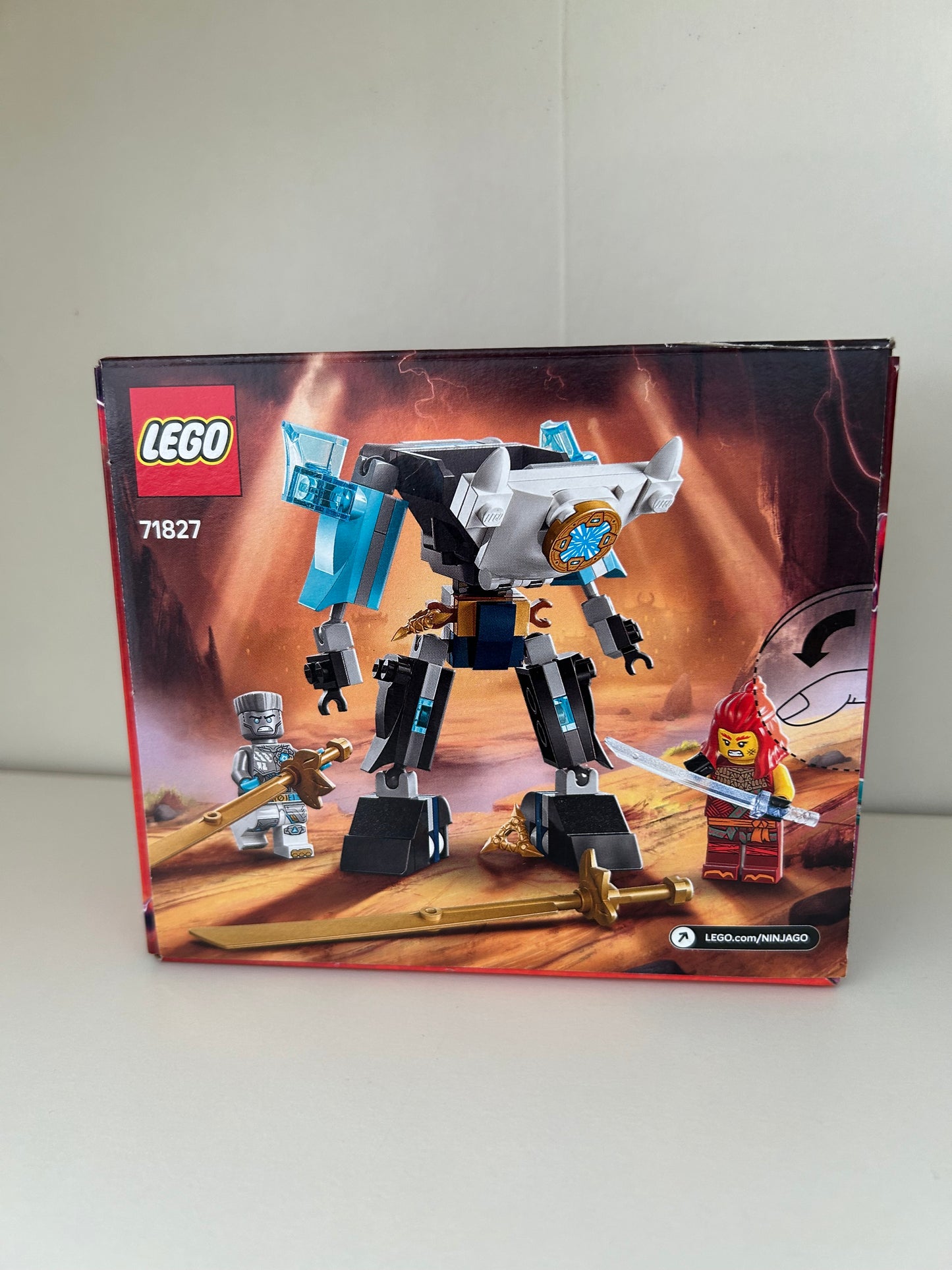 LEGO NINJAGO Zanes Action-Mech - Ninja Spielzeug mit 3 Minifiguren 71837