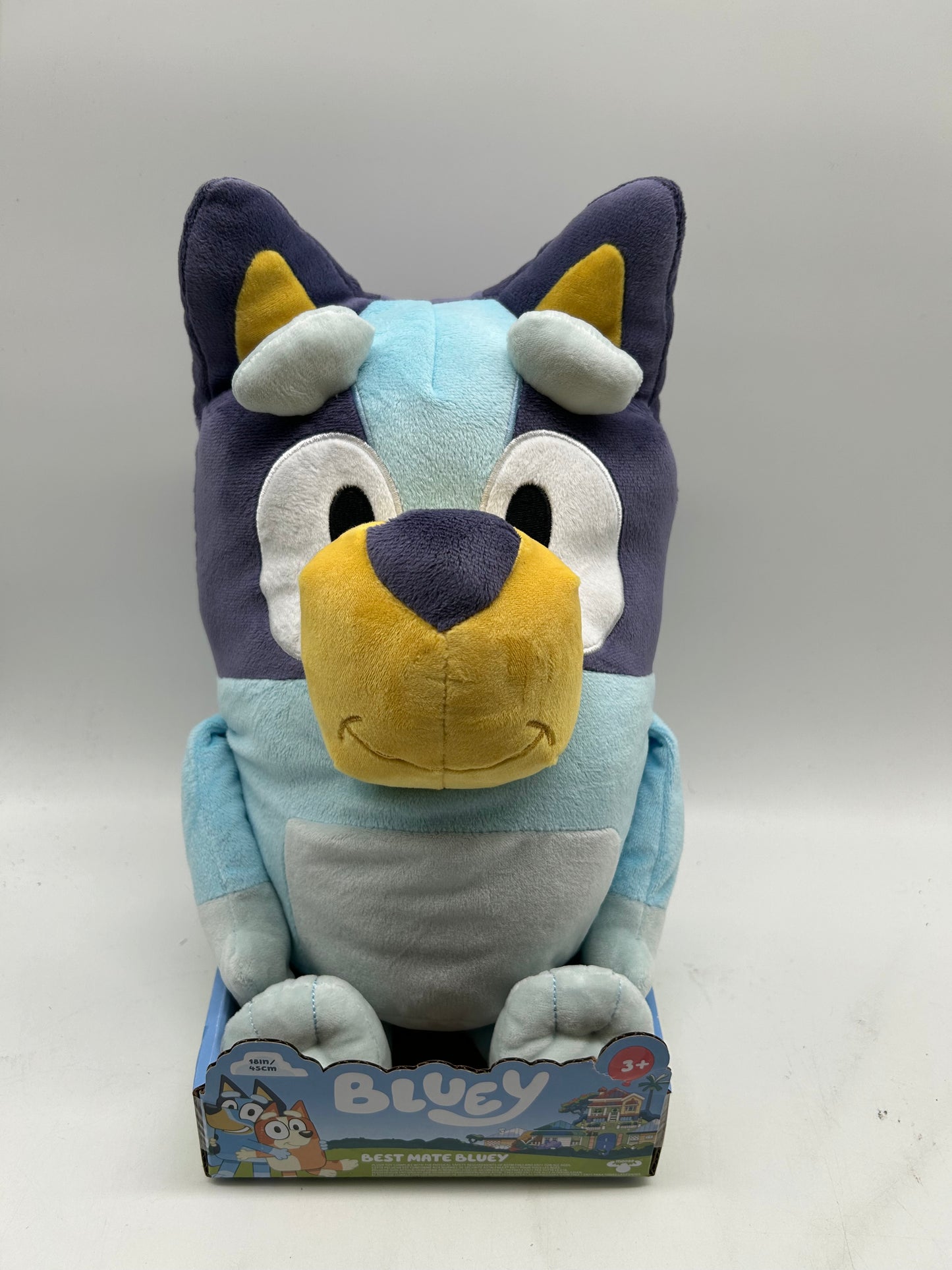 BLUEY Jumbo-Bluey-Plüschfigur, 45 cm, Kuschelweich, Ab 3+