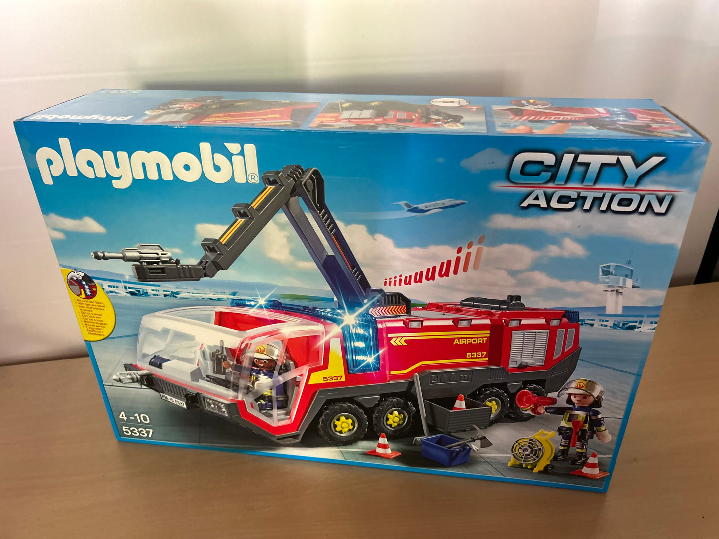 PLAYMOBIL 5337 City Action Flughafenlöschfahrzeug Licht Sound NEU UND OVP