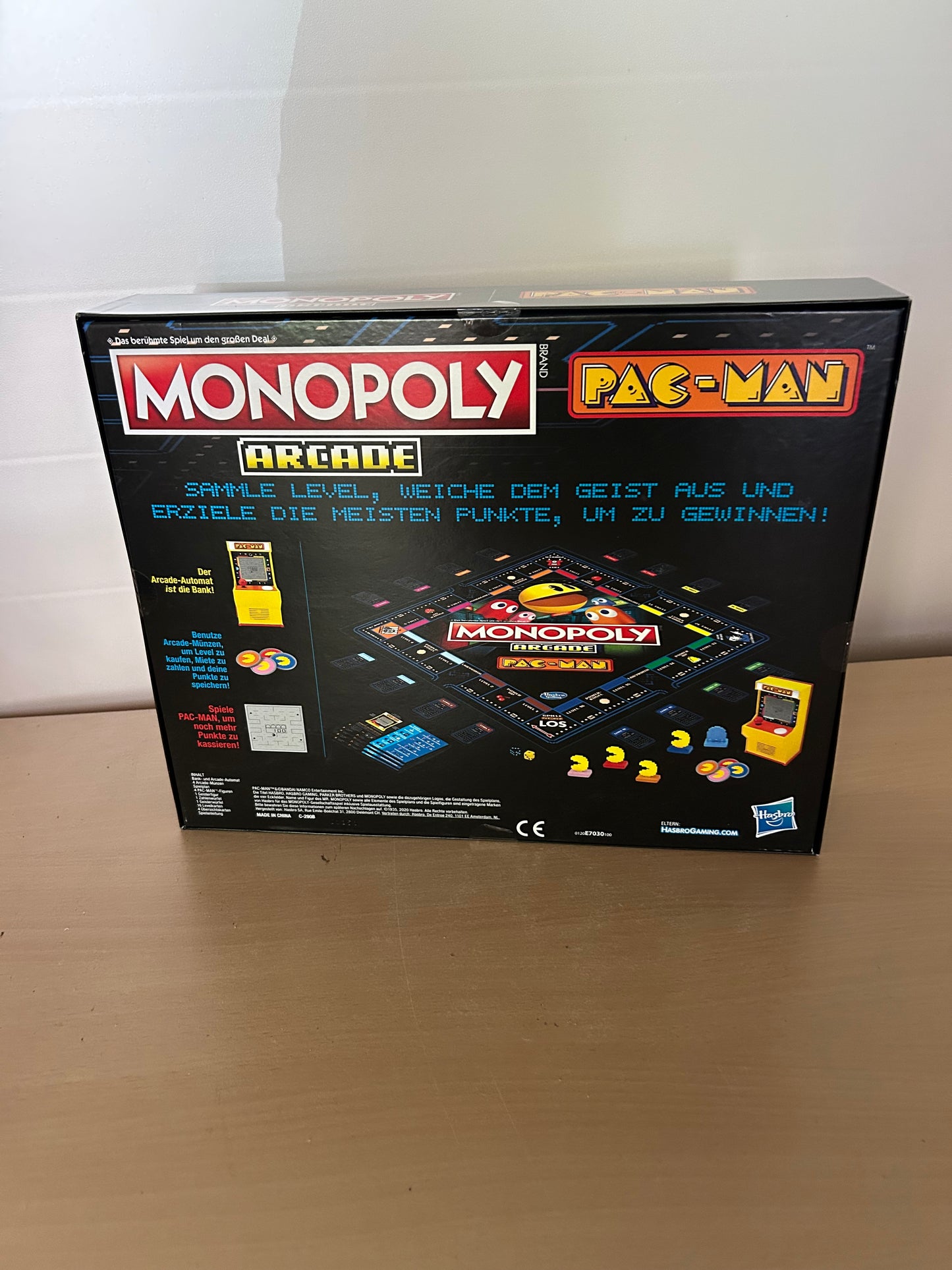 Hasbro Monopoly Arcade Pac-Man Pacman Gesellschaftsspiel NEU OVP