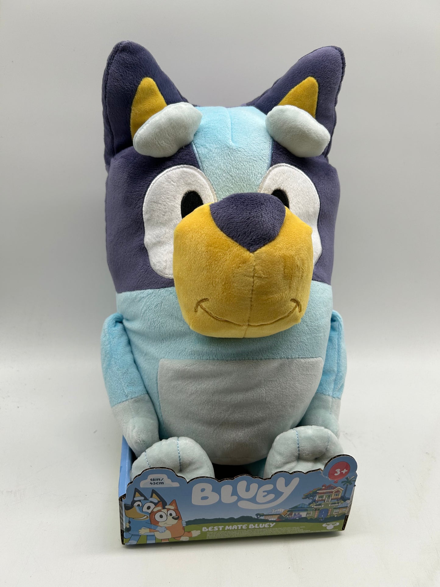 BLUEY Jumbo-Bluey-Plüschfigur, 45 cm, Kuschelweich, Ab 3+