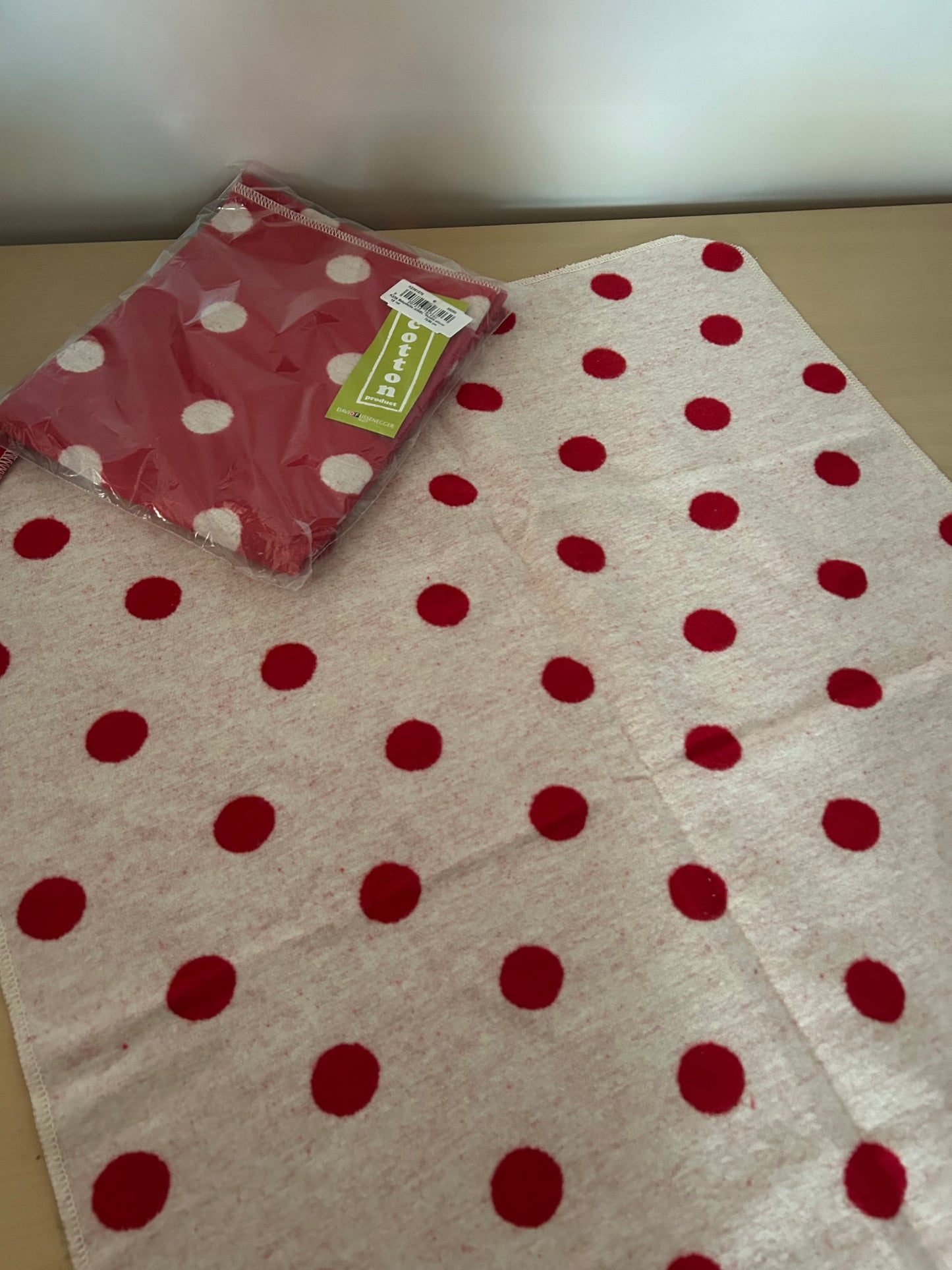 David Fussenegger Baby Blanket Dots Allover 70 x 90 cm Pram Blanket Polka Dots