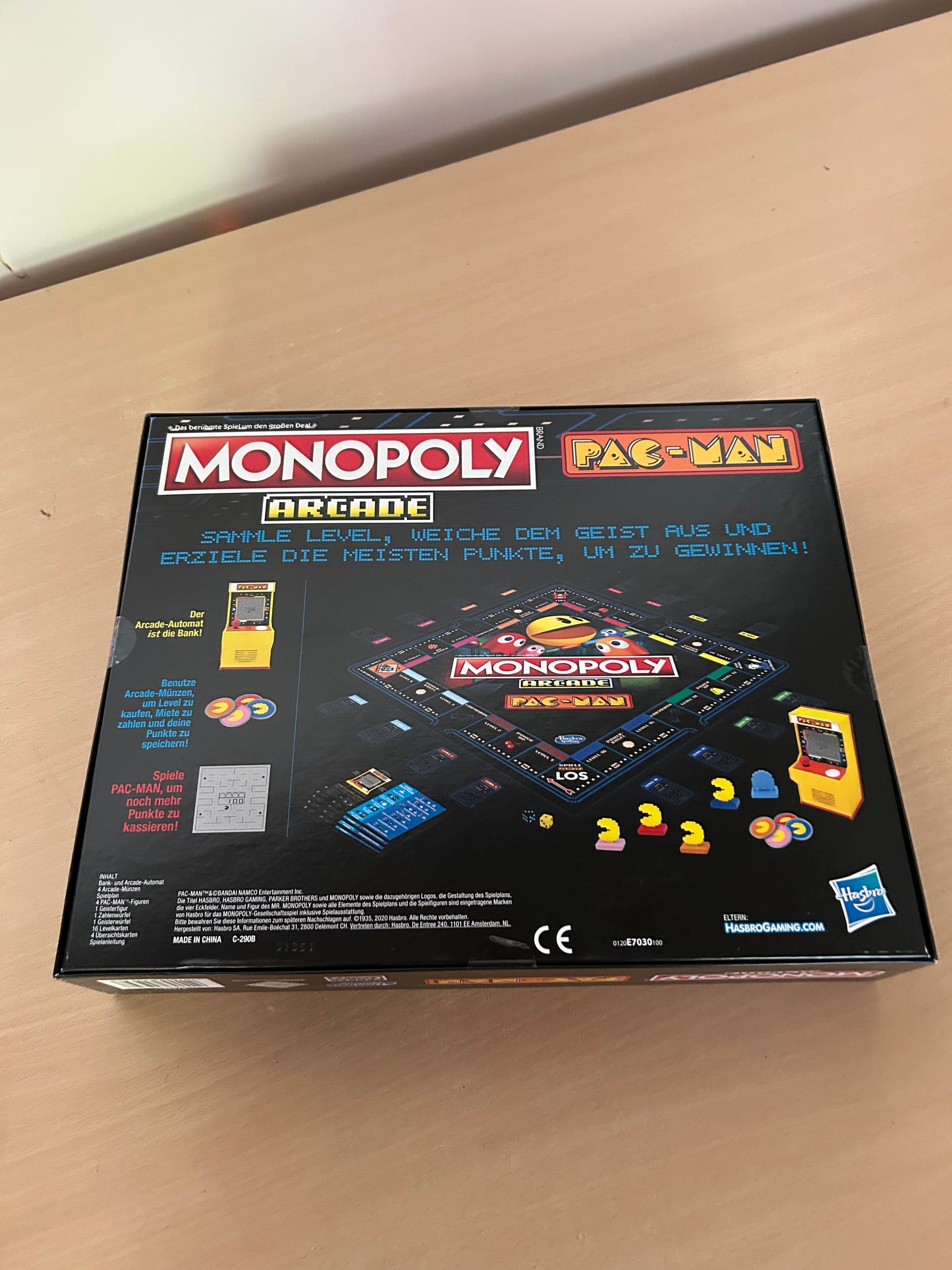 Hasbro Monopoly Arcade Pac-Man Pacman Gesellschaftsspiel NEU OVP
