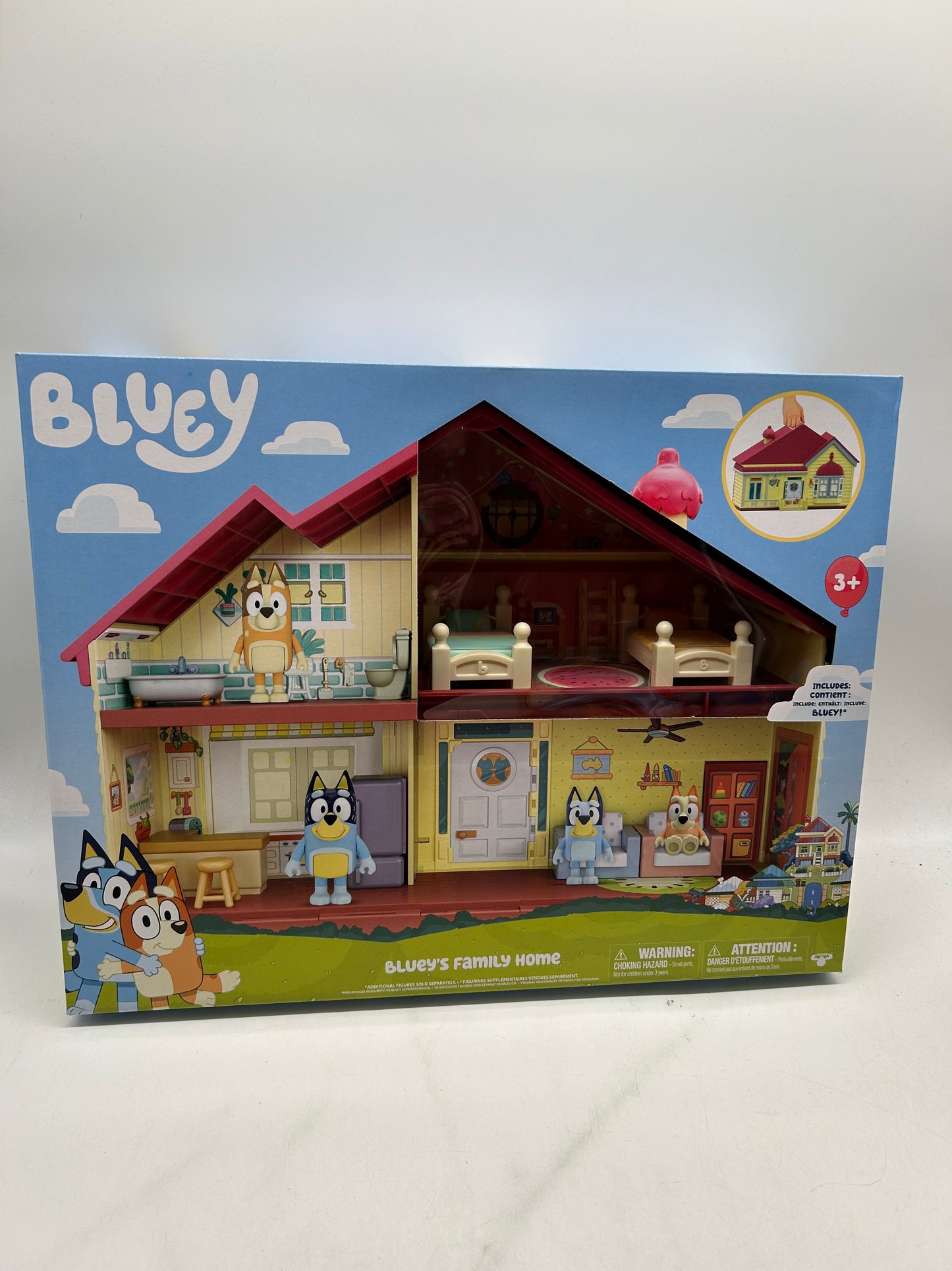 BLUEY Spielhaus, Funktionierende Türen, Viele Details, Ab 3+