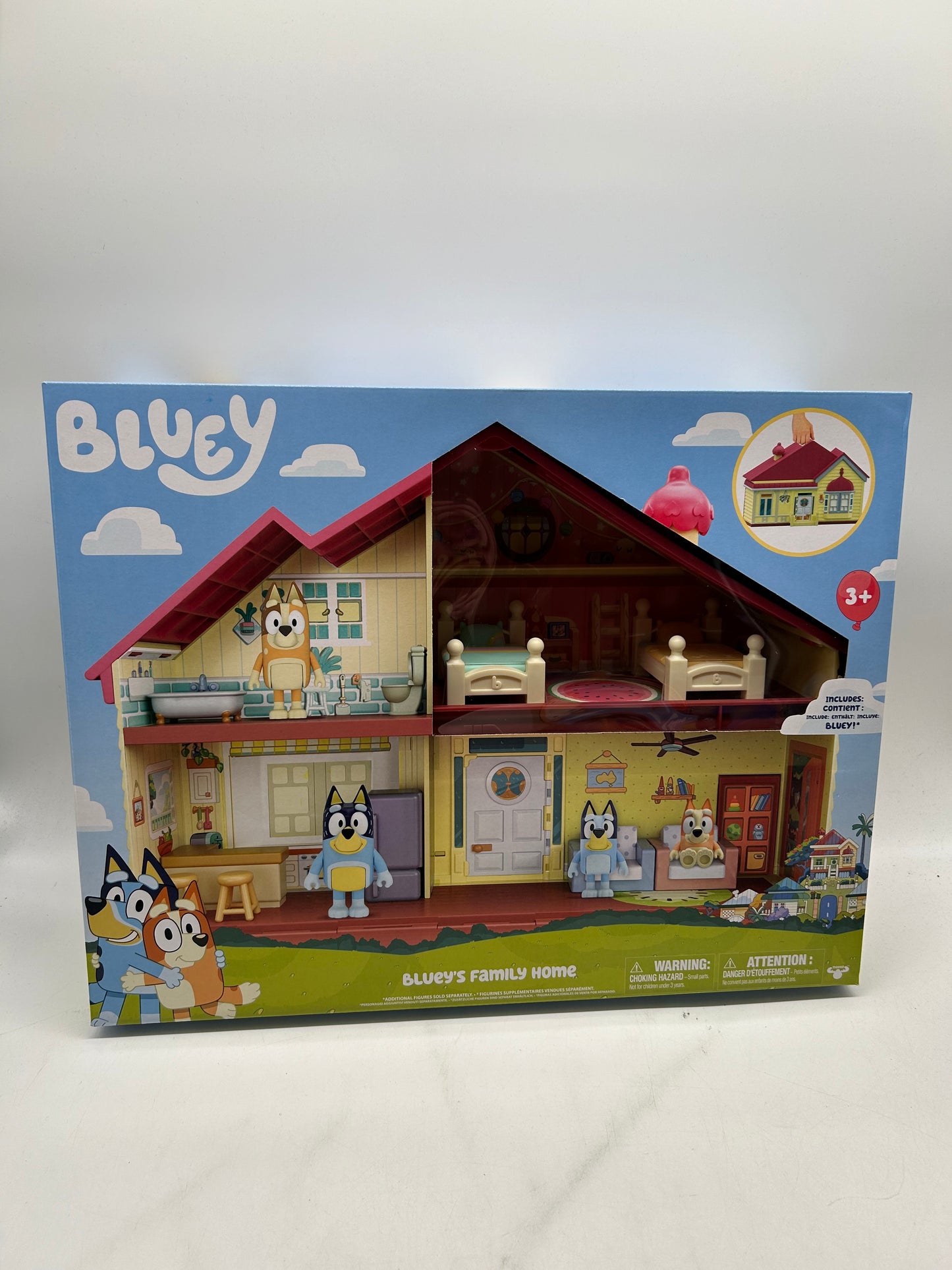 BLUEY Spielhaus, Funktionierende Türen, Viele Details, Ab 3+