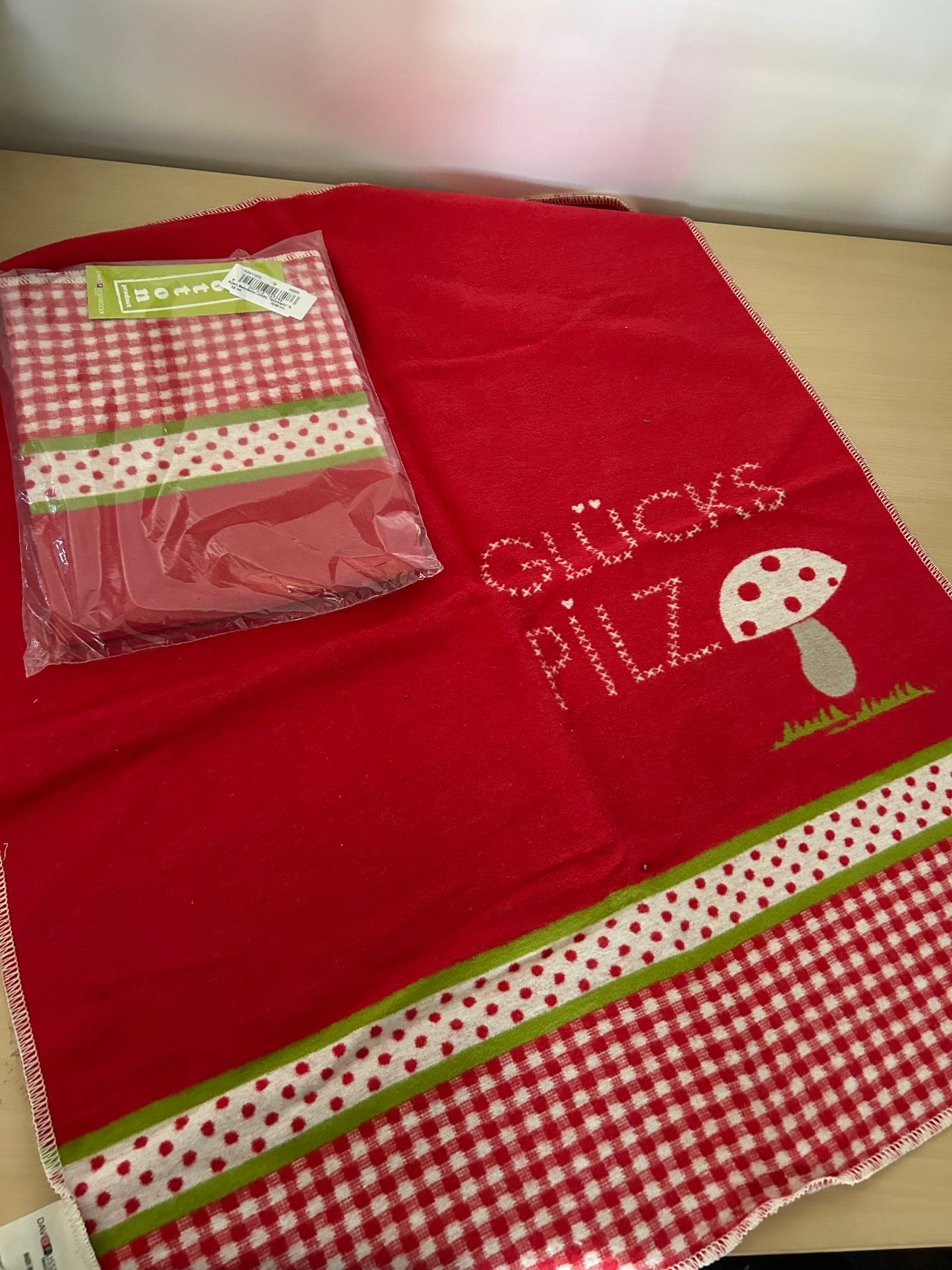David Fussenegger Baby Blanket Dots Allover 70 x 90 cm Glückspliz Decke