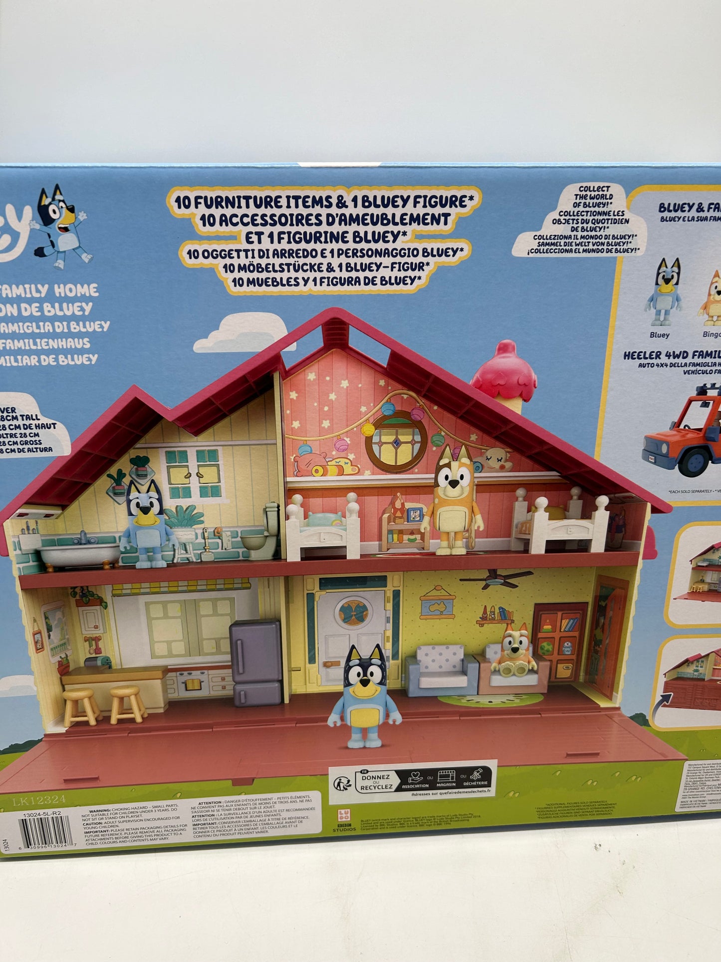BLUEY Spielhaus, Funktionierende Türen, Viele Details, Ab 3+