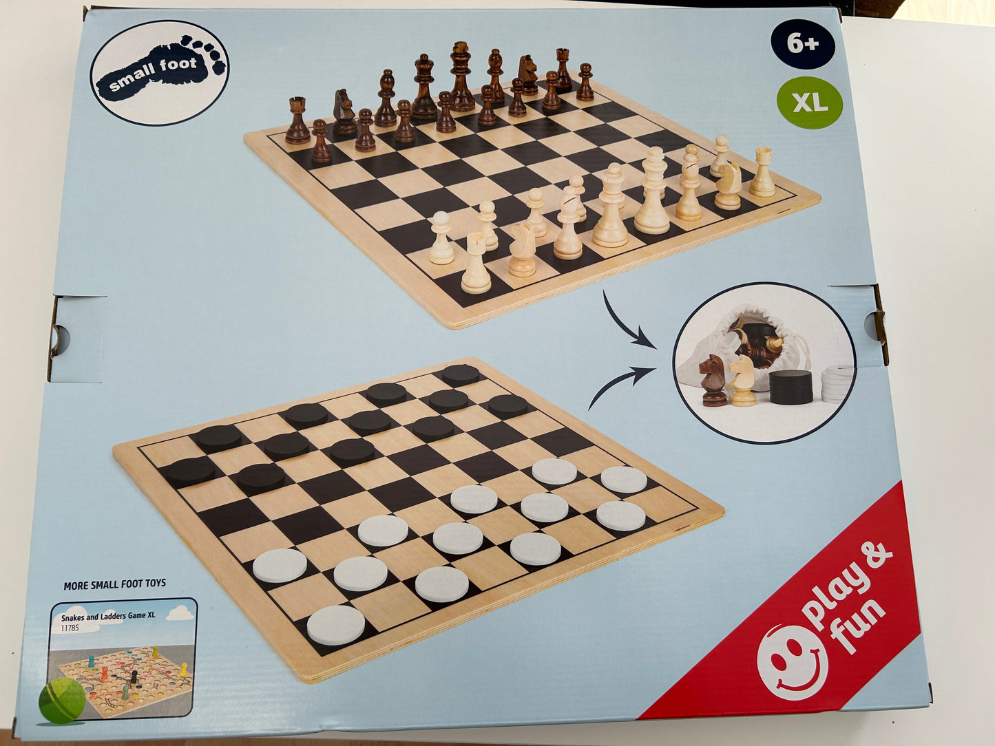 Small Foot- Schach und Dame XL