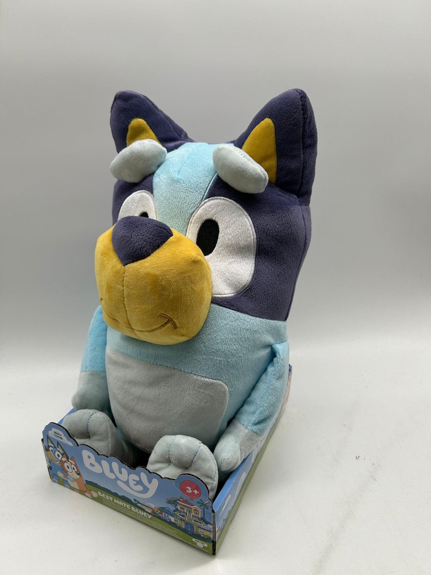 BLUEY Jumbo-Bluey-Plüschfigur, 45 cm, Kuschelweich, Ab 3+