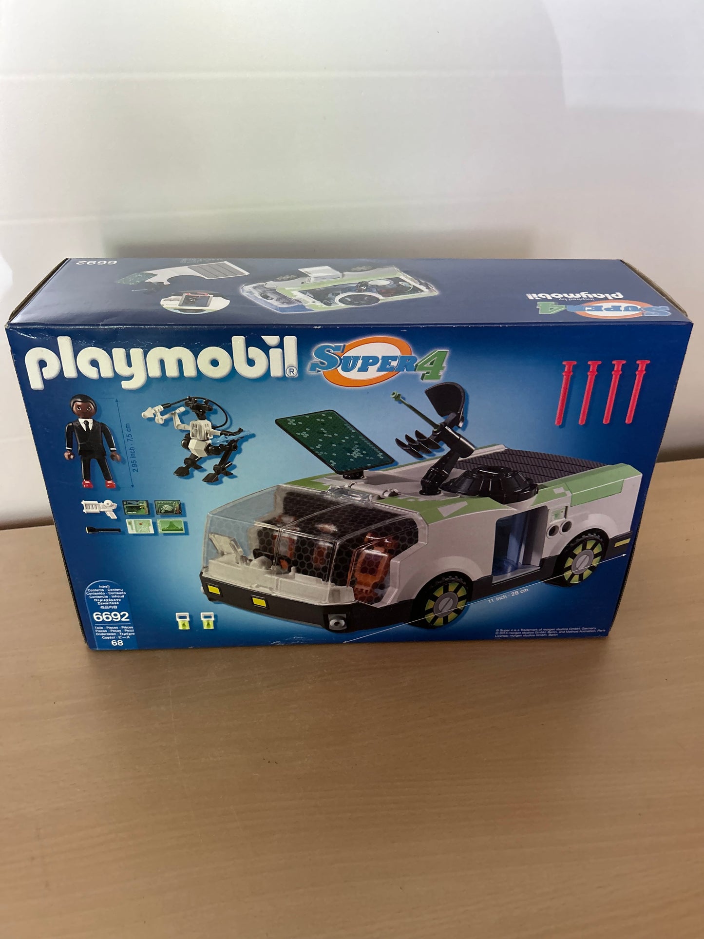Playmobil 6692 Auto Techno Chamäleon Agent Gene Figur Zubehör Agenten NEU OVP