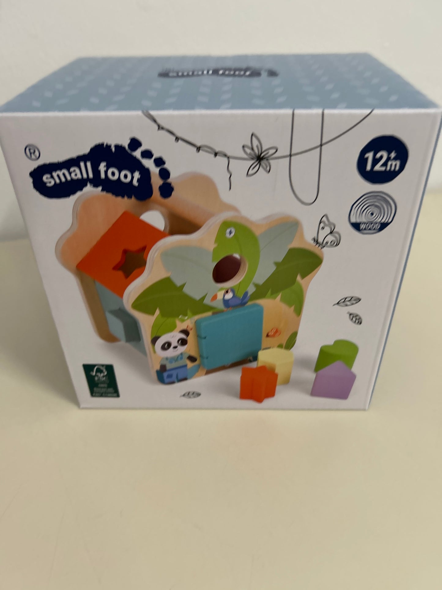 Small Foot - Steckwürfel Haus „Jungle Friends