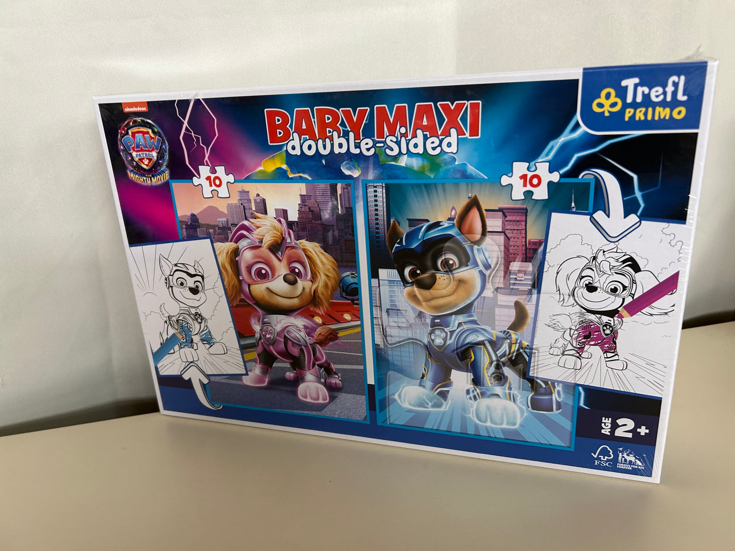 Treffl Paw patrol Puzzle 2 stück mit je 10 Teile