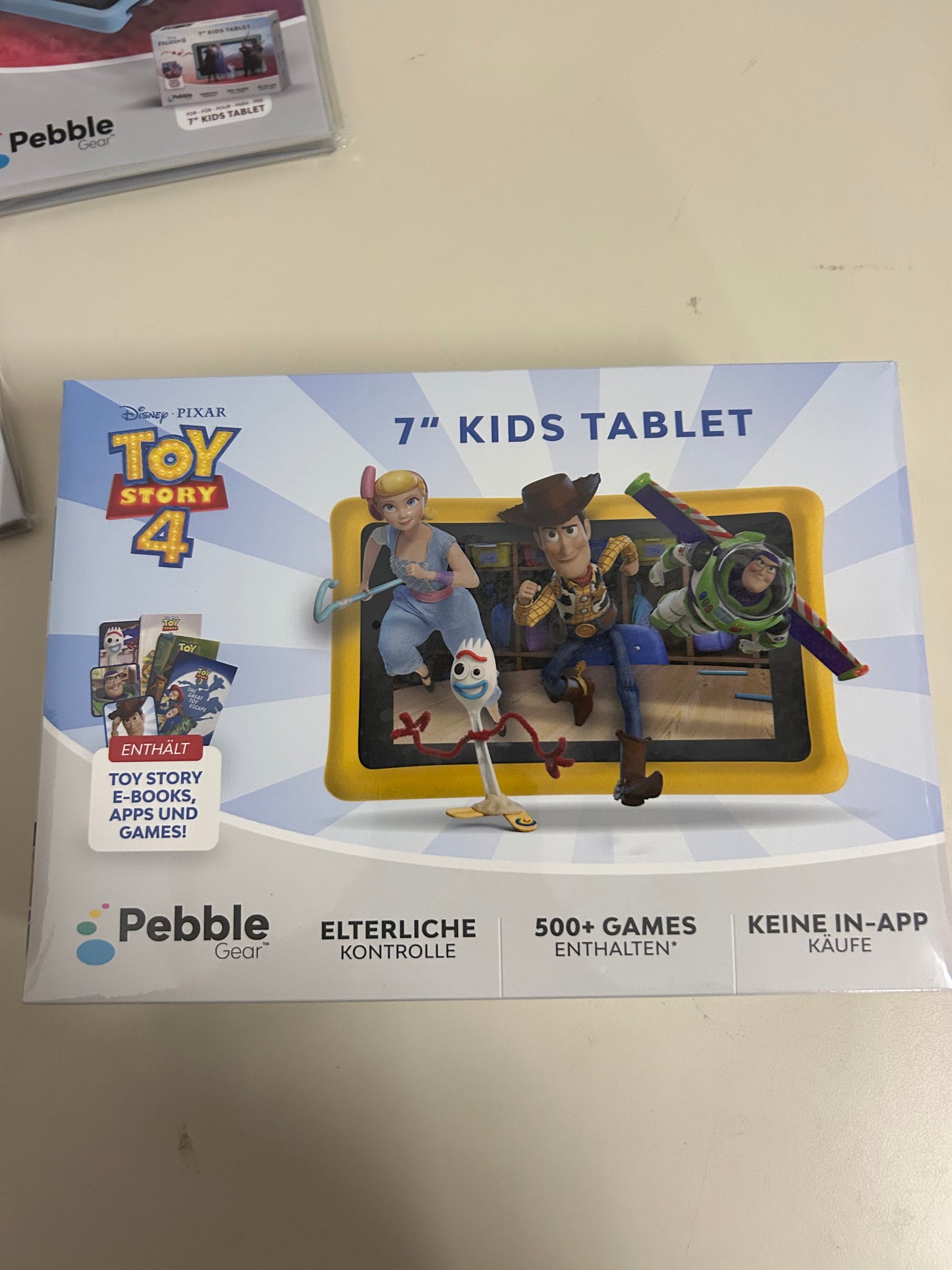 Pebble Gear 7 Zoll KinderTablet Toys Story mit zubehör
