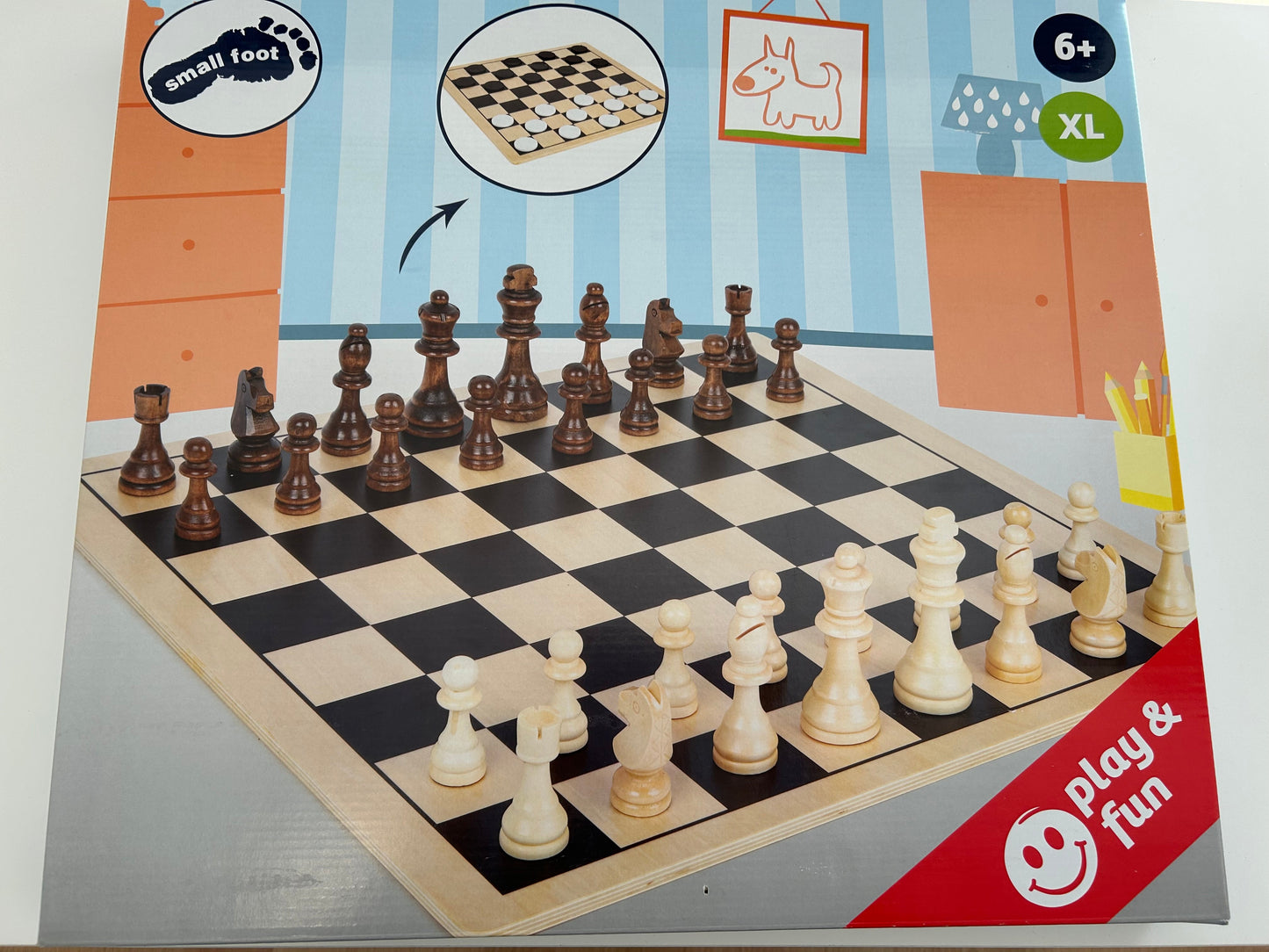 Small Foot- Schach und Dame XL