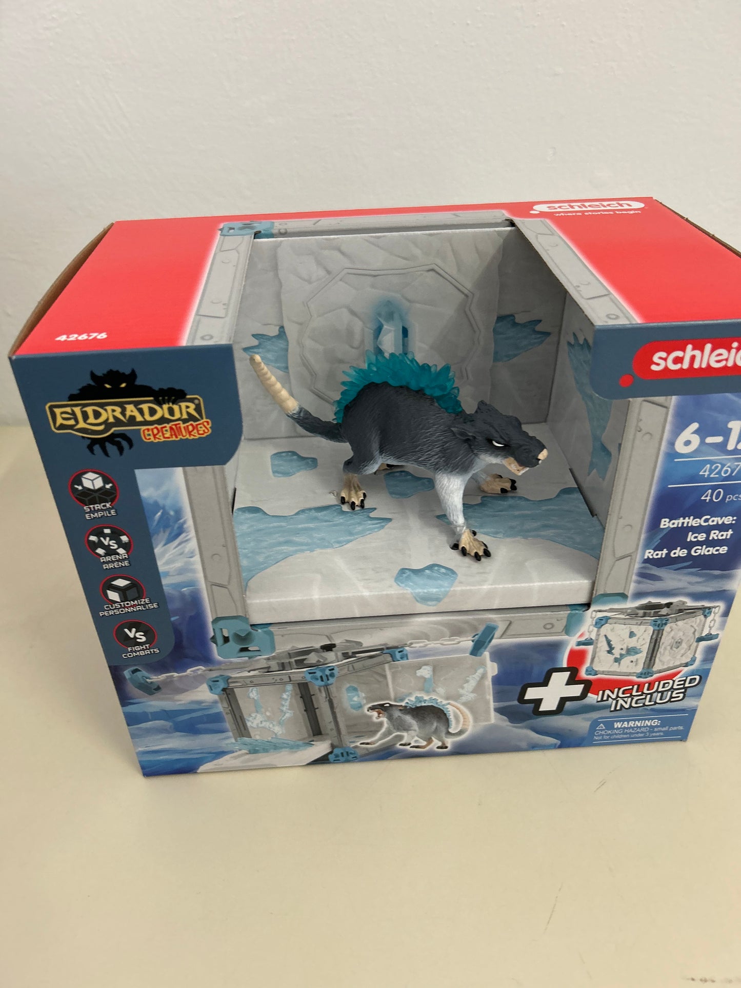 Schleich 42676 Battlecave Eisratte, Ab 7 Jahren, ELDRADOR CREATURES - Spielset,