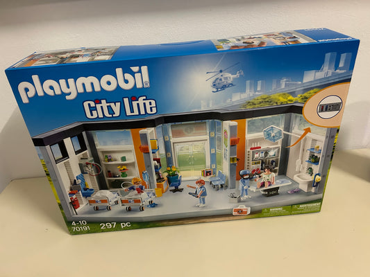 PLAYMOBIL 70191 City Life Ausgestatteter Krankenhausflügel Spielset NEU OVP