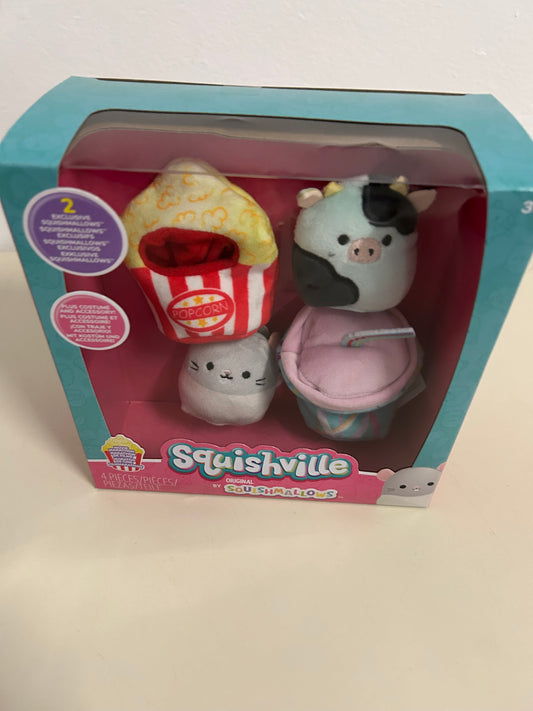 Mini Squishmallow set 3 4er set