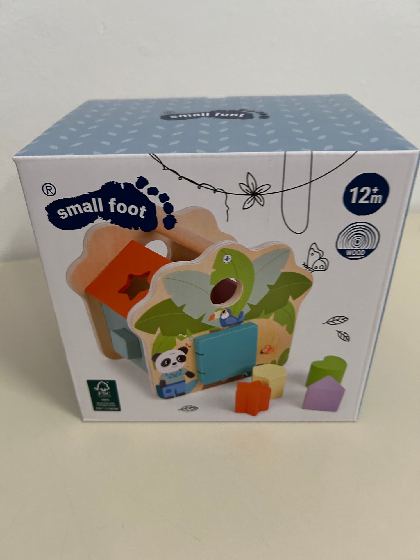 Small Foot - Steckwürfel Haus „Jungle Friends