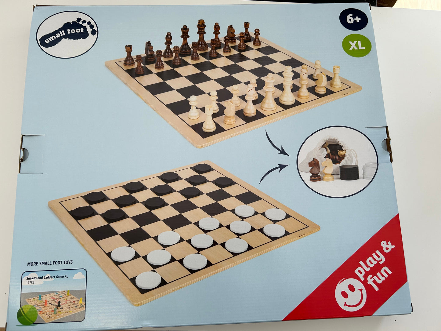 Small Foot- Schach und Dame XL