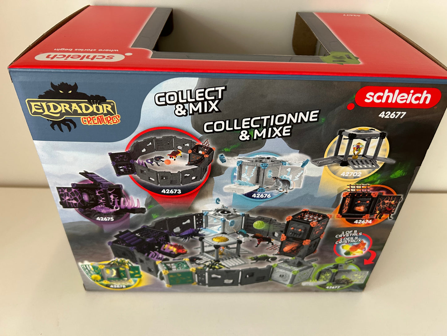 schleich® ELDRADOR CREATURES 42677 BattleCave Steinchamäleons