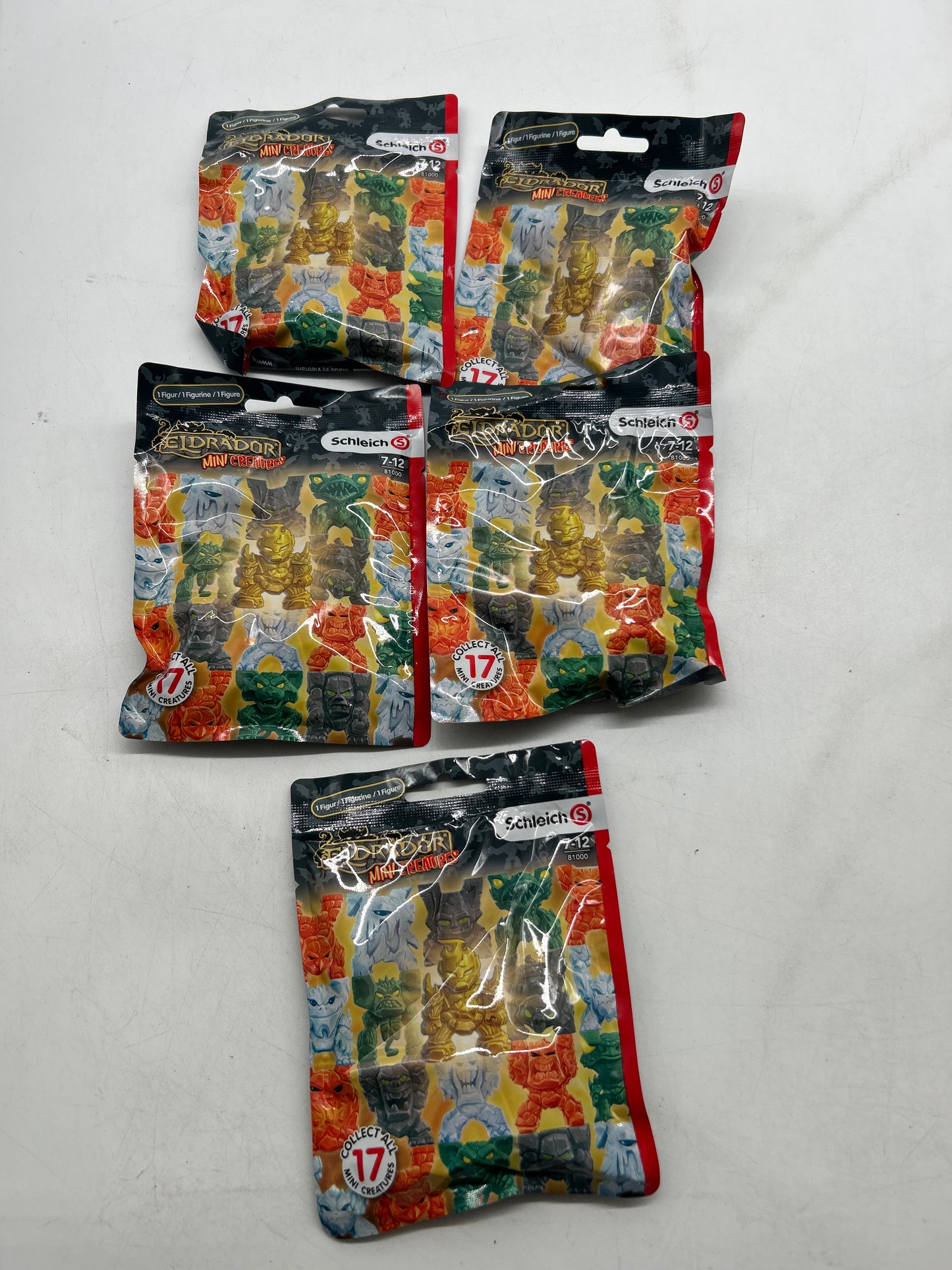 5x SCHLEICH Eldrador 81000 Mini CREATURES Pack Serie 1 - Neu