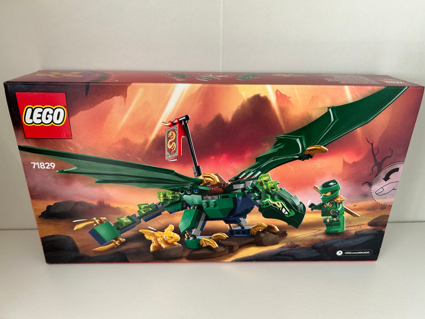 LEGO NINJAGO Lloyds Grüner Walddrache - Spielzeug Drache Mit 2 Minifiguren