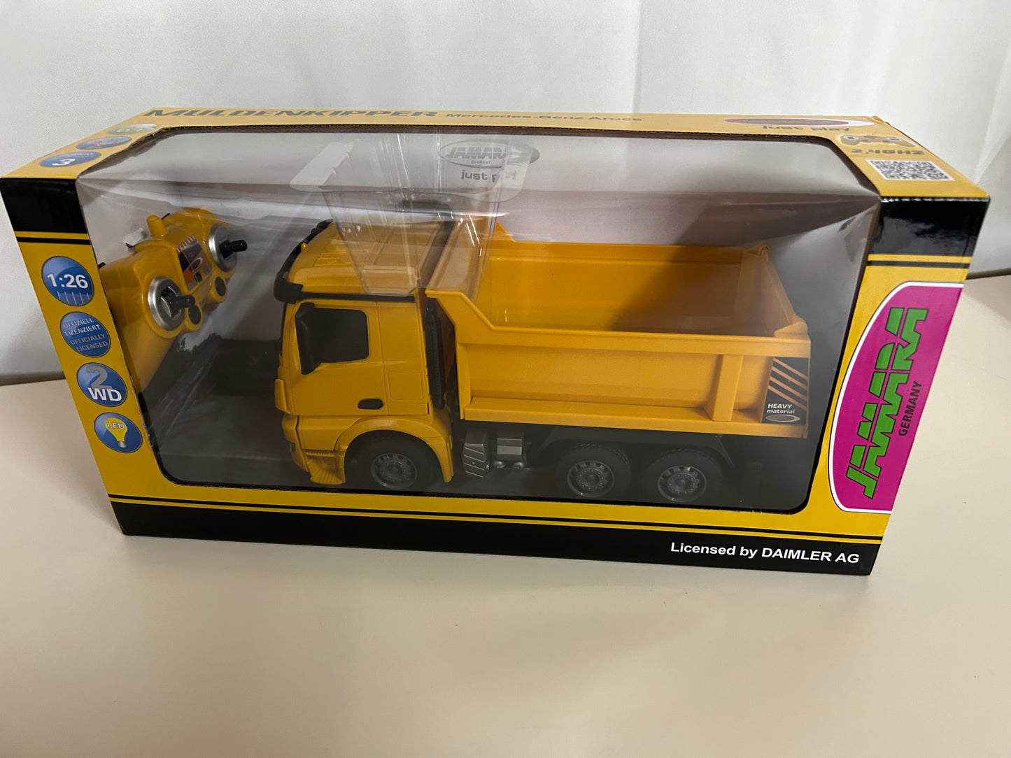 JAMARA Muldenkipper Mercedes-Benz Arocs 1:26 2,4GHz / 405108 BWARE