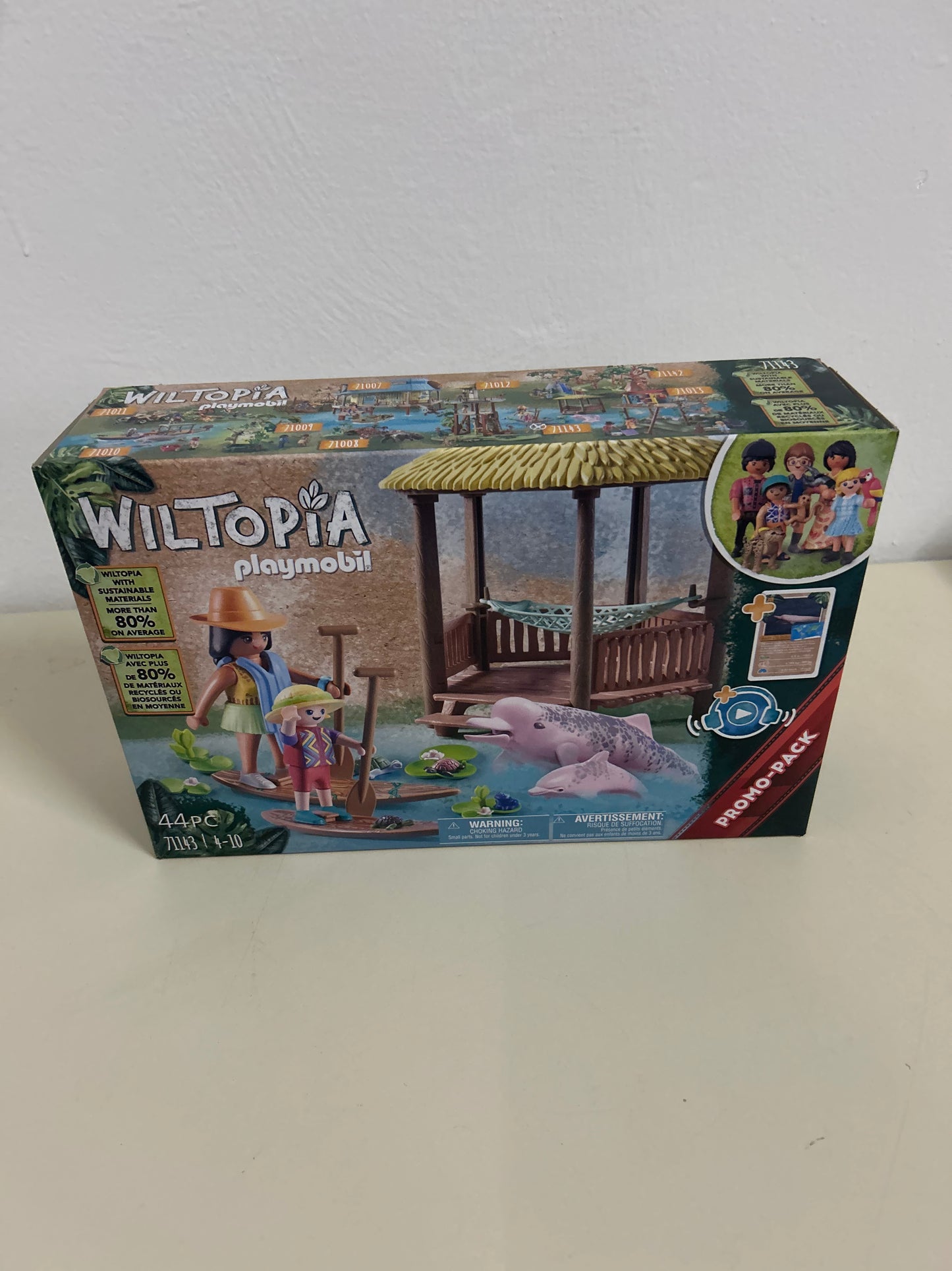 PLAYMOBIL Wiltopia 71143 – Paddeltour mit Flussdelfinen – Neu & OVP