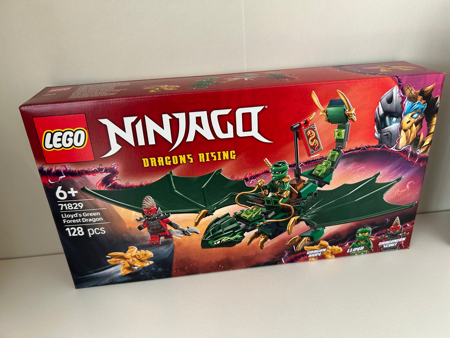 LEGO NINJAGO Lloyds Grüner Walddrache - Spielzeug Drache Mit 2 Minifiguren