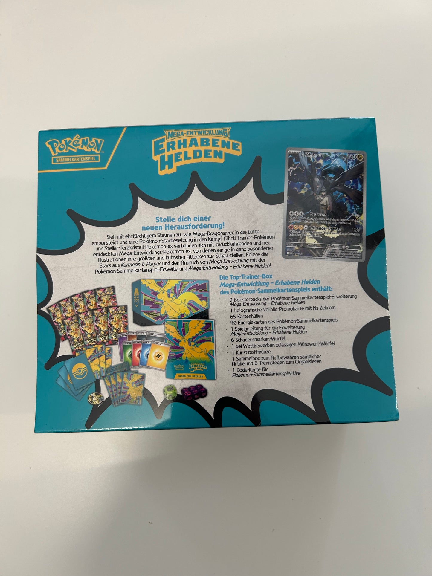 Pokemon Erhabene Helden Top Trainer BOX NEU