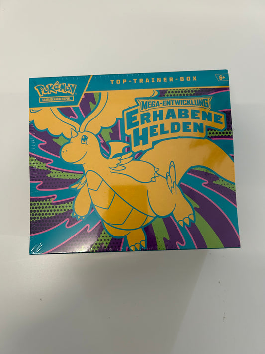 Pokemon Erhabene Helden Top Trainer BOX NEU