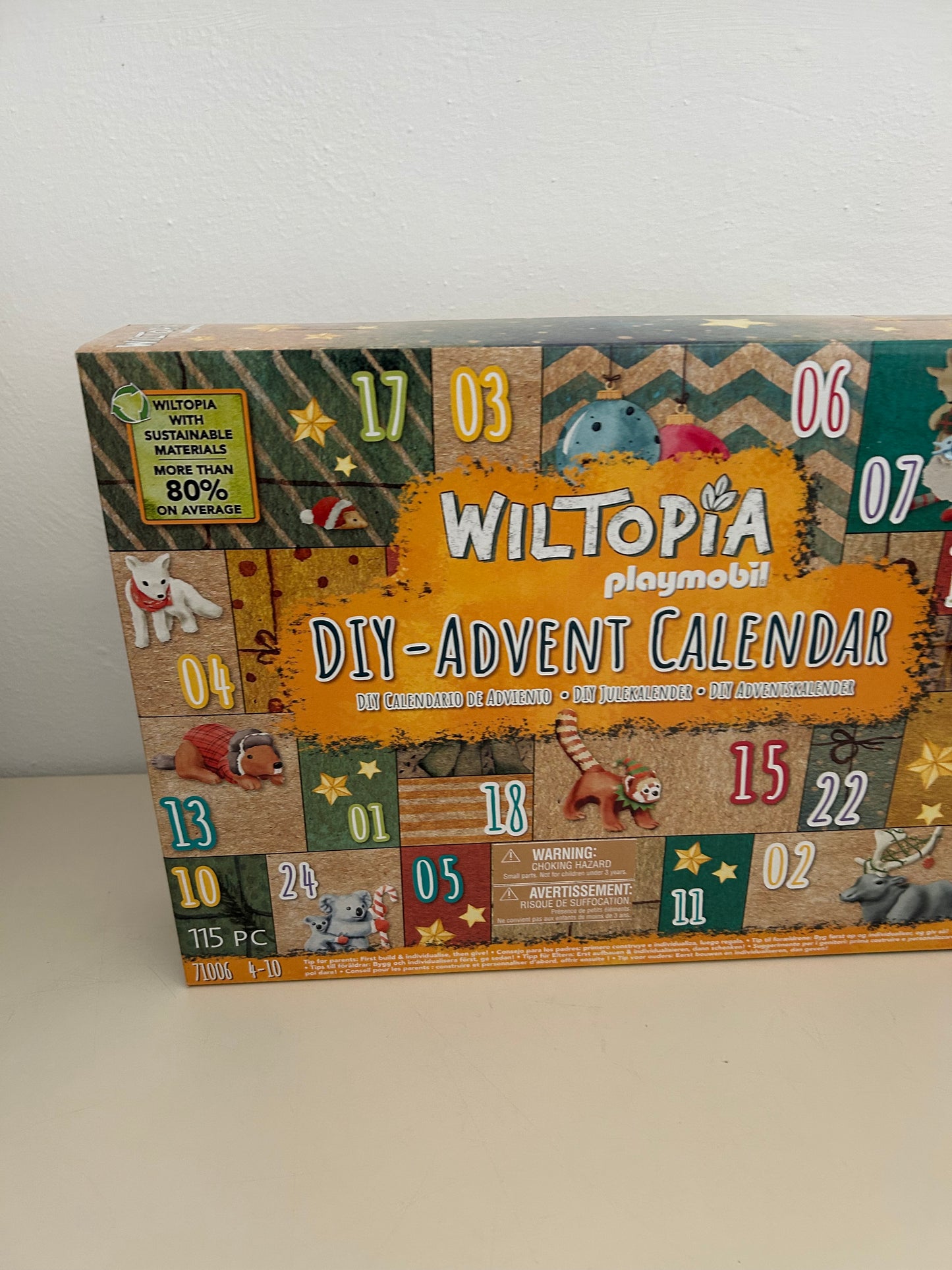 PLAYMOBIL Wiltopia DIY Adventskalender Tierische Weltreise 2022 (71006)