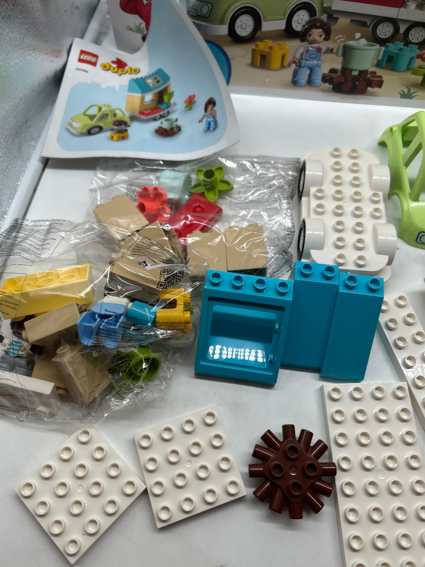 Lego Duplo 10986 Zuhause auf Rädern Bware Nur OVP DEFEKT