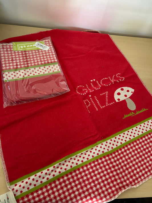 David Fussenegger Baby Blanket Dots Allover 70 x 90 cm Glückspliz Decke