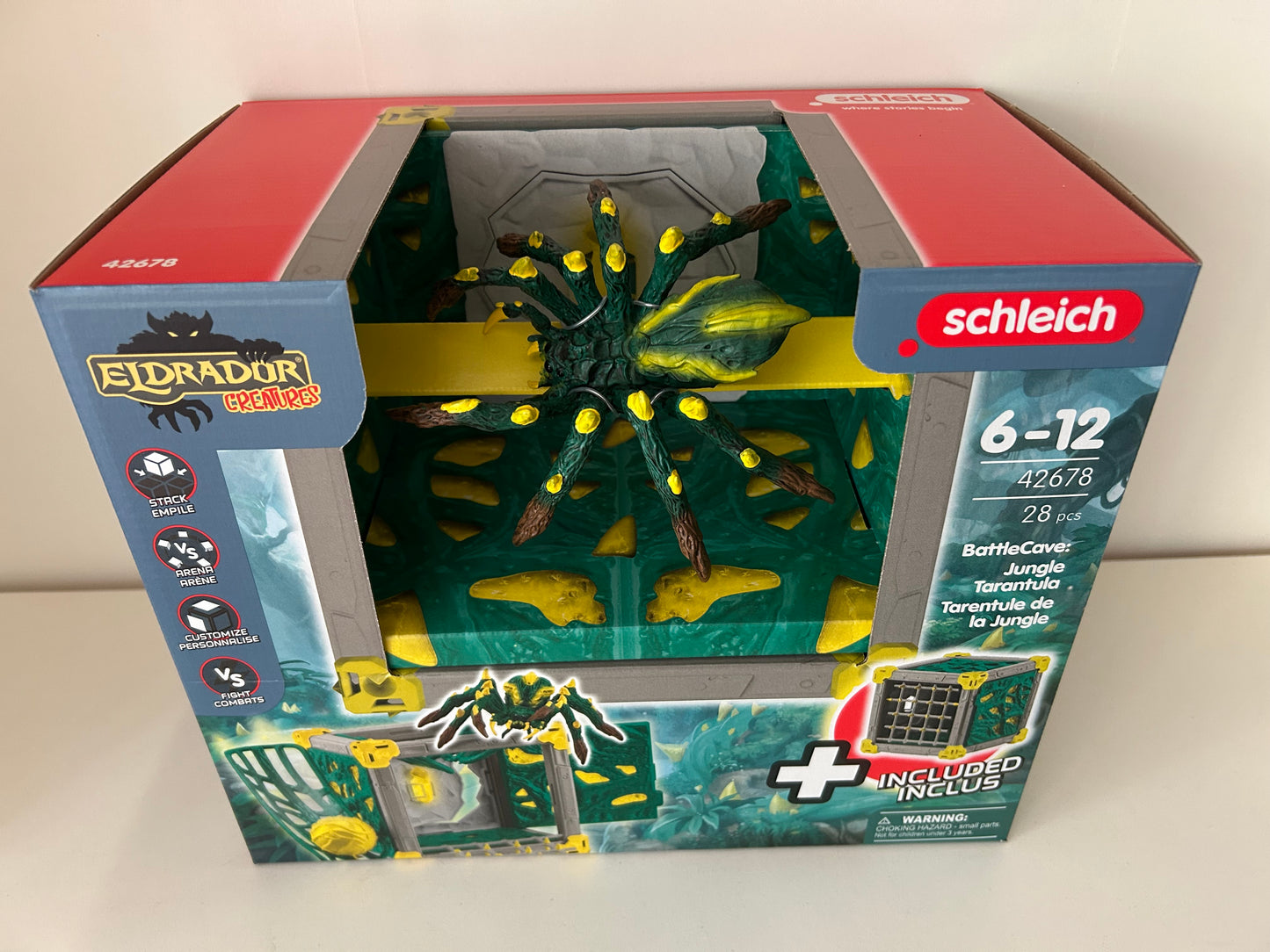 schleich® ELDRADOR CREATURES 42678 BattleCave Dschungeltarantel