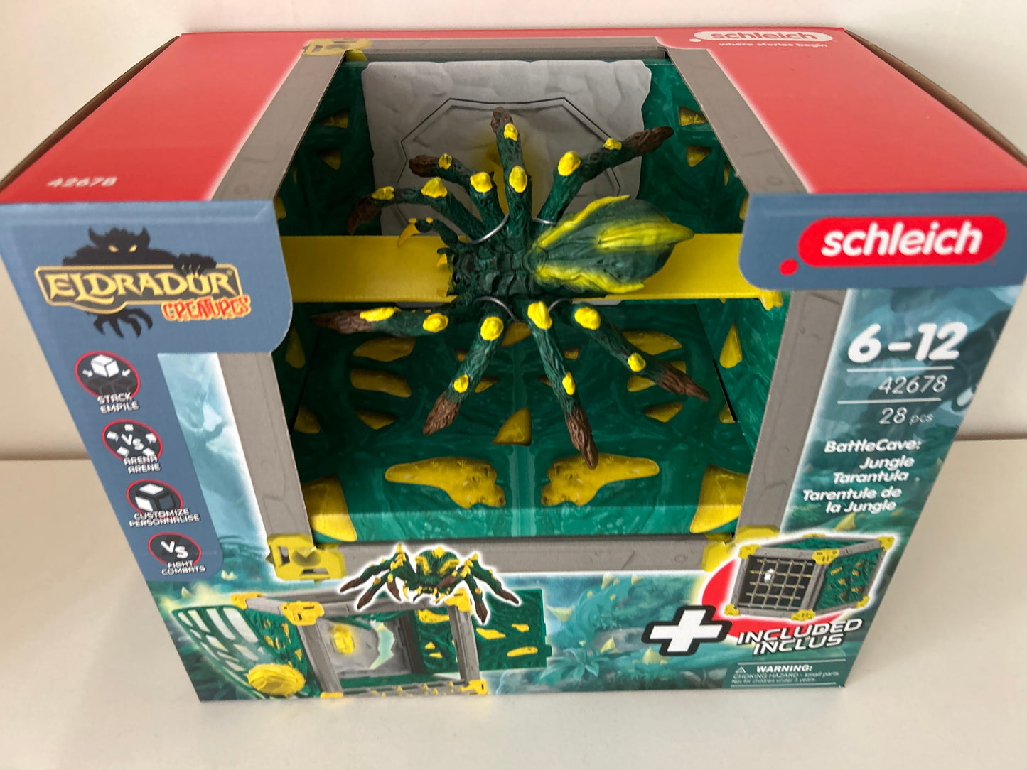 schleich® ELDRADOR CREATURES 42678 BattleCave Dschungeltarantel