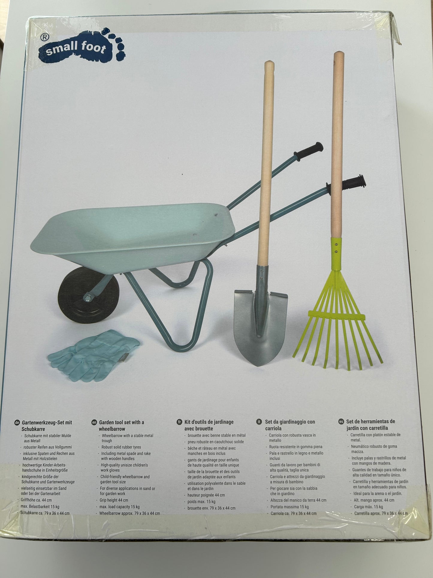 Small Foot Gartenwerkzeug-Set mit Schubkarre