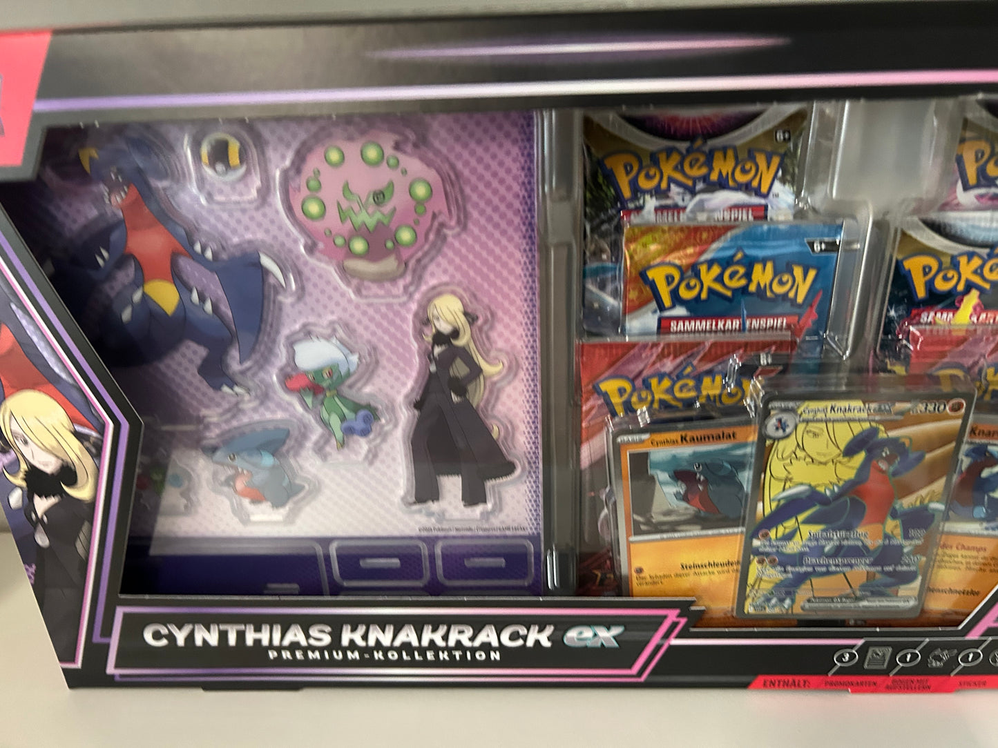 Pokemon Cynthias Knakrack-ex Premium Kollektion - DEUTSCH - NEU & OVP!