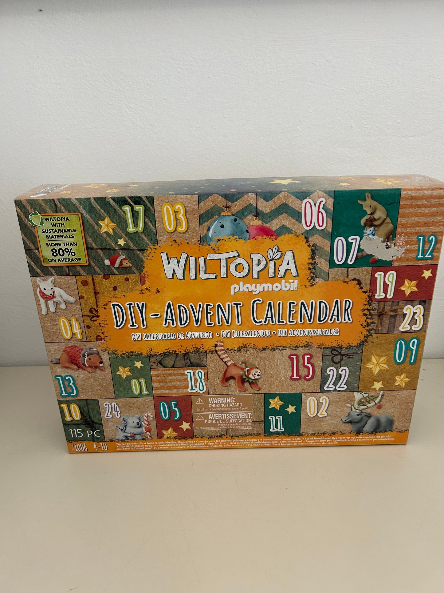 PLAYMOBIL Wiltopia DIY Adventskalender Tierische Weltreise 2022 (71006)