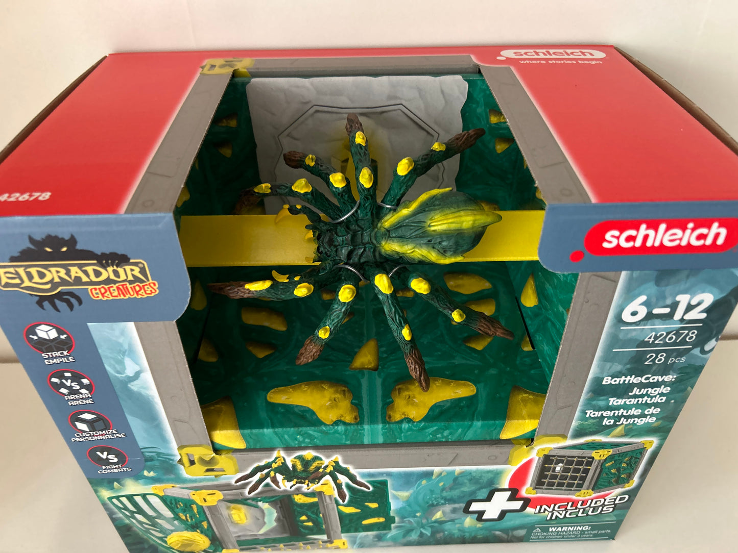 schleich® ELDRADOR CREATURES 42678 BattleCave Dschungeltarantel